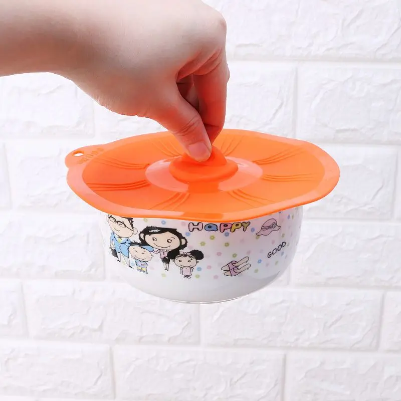

Silicone Suction Lid-bowl Pan Cooking Pot Lid Stretch Lids Silicone Pan Spill Stopper Cover circular Kitchen Gadgets