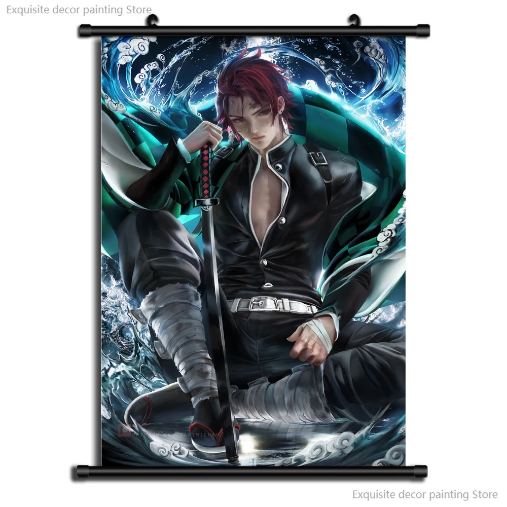 

Anime Posters Home Decor Wall Art Demon Slayer Kimetsu No Yaiba Tanjirou Picture Nordic Kids Bedroom Decor Canvas Painting Print