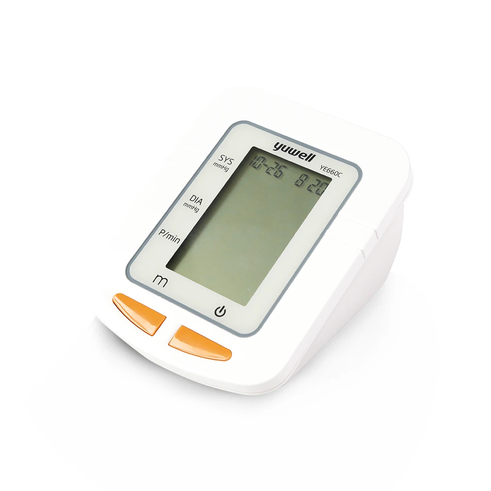 Yuwell YE660B/660C Монитор артериального давления на руку часы автоматический сфигмоманометр цифровой рука измеритель артериального давления большой экран