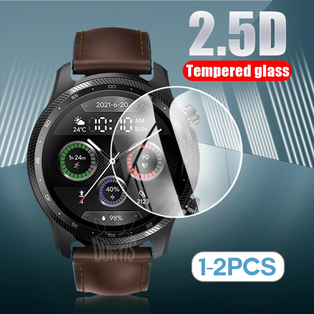 

Tempered Glass Screen Protector For Ticwatch pro 3 Ultra GPS ProX 2021 Smart Watch 9H Clear Protection Film Cover Accessories