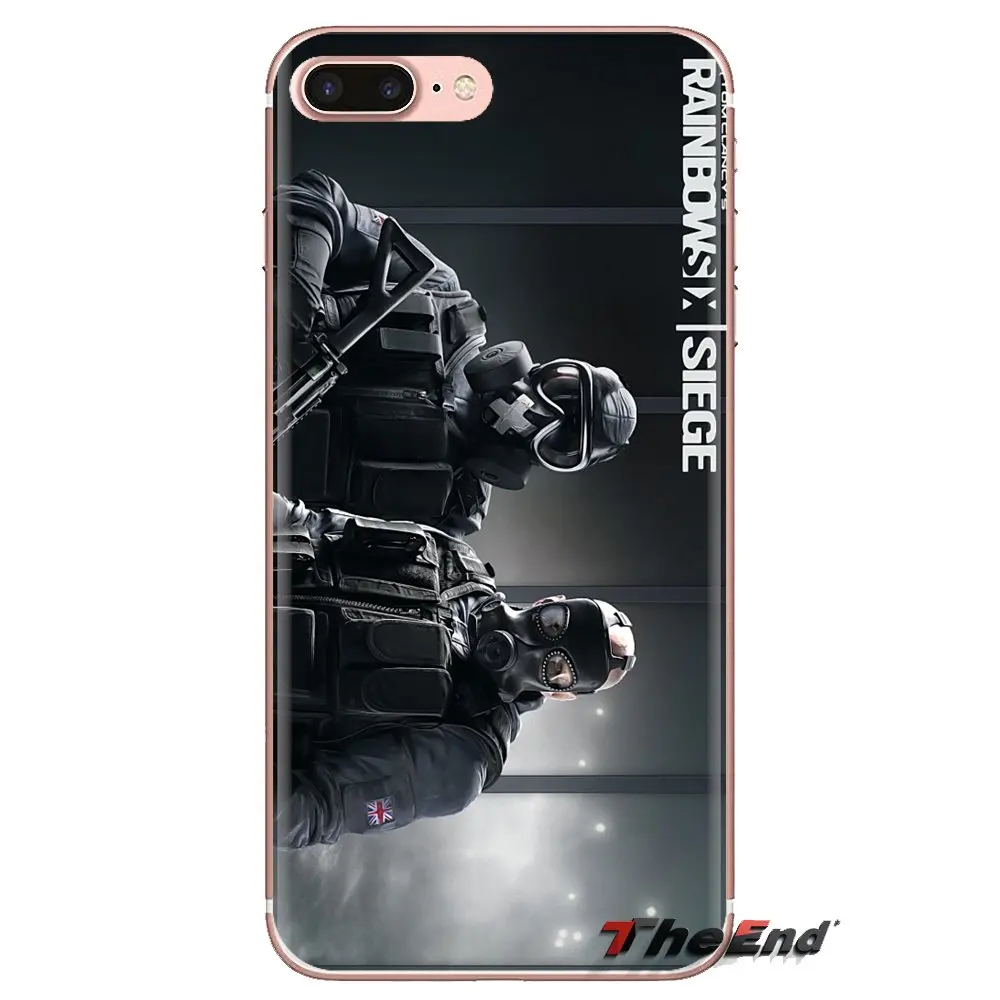 Мягкий чехол из ТПУ Rainbow Six Siege operation для iPhone XS Max XR X 4 4s 5 5S 5C SE 6 6S 7 8 Plus samsung Galaxy J1 J3 J5 J7 A3