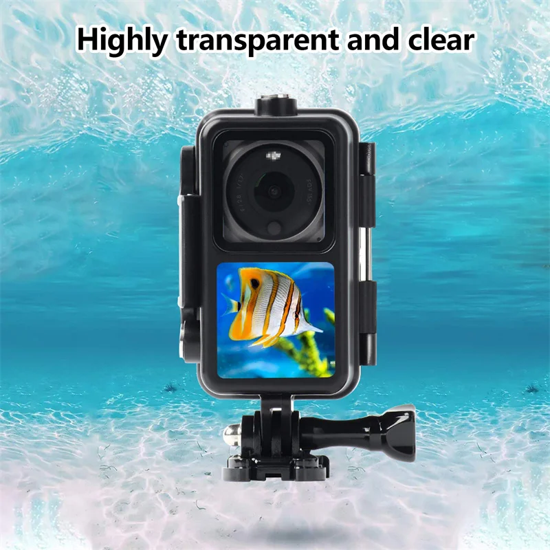 

Waterproof Housing Case for DJI Action 2 Underwater 60m Diving Shell Protective Case for DJI Action 2 Sport Camera Accessories
