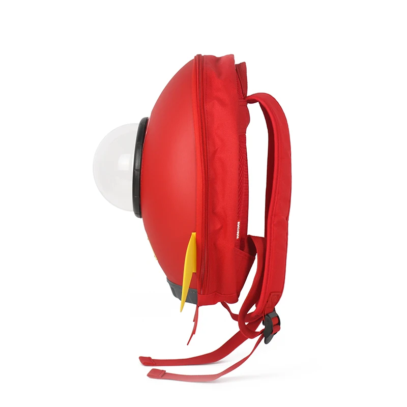 Детский рюкзак с 3D ракетами крутой прозрачный открывающийся на окно детский