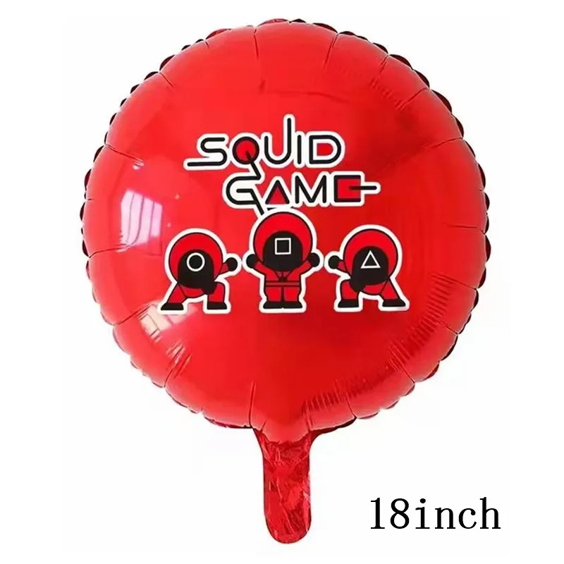 Воздушные шары из фольги в виде игры кальмар | Дом и сад