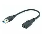 Кабель USB 3,1 Type-C (гнездо)USB 3,0 Type-A (штекер), 0,2 м, 1 м