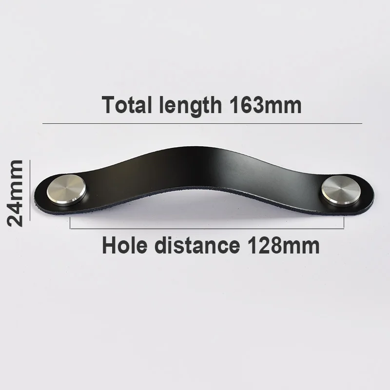 

IHOMCASA ручки для кухонной мебели кожаный телефон, латунный, для обуви ручки для ящика шкафа Silver нержавеющая сталь