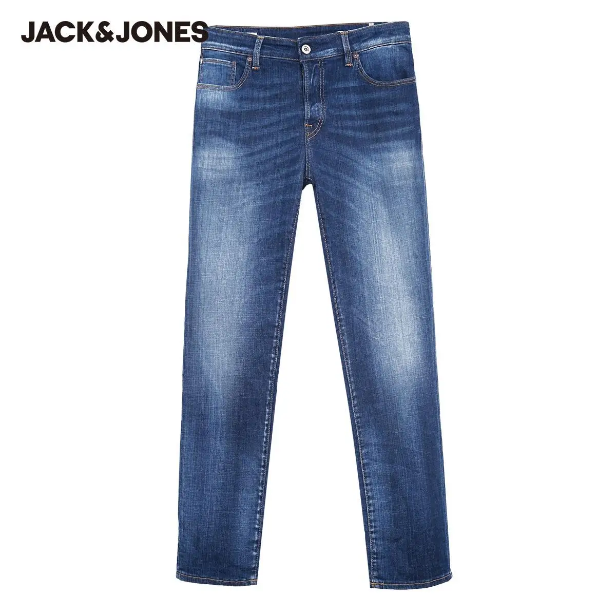 

JackJones Men's Washed Regular fit Italian Imported Fabric Casual Jeans|220132515