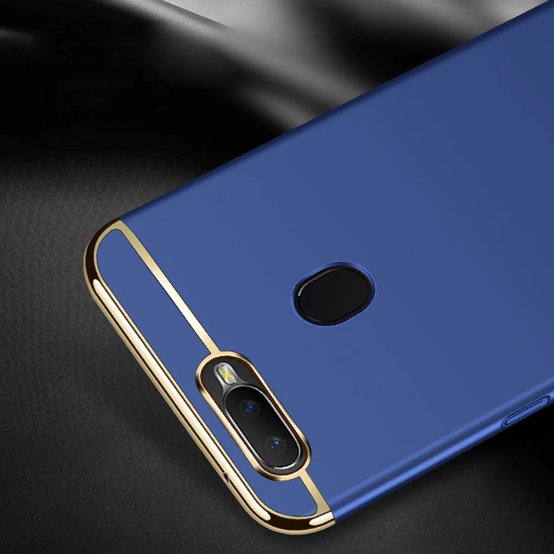 For OPPO A5S AX5S Cover Luxury 3 in 1 Slim Matte Hard Back Shell Cases CPH1909 A 5S OPPOA5S | Мобильные телефоны и