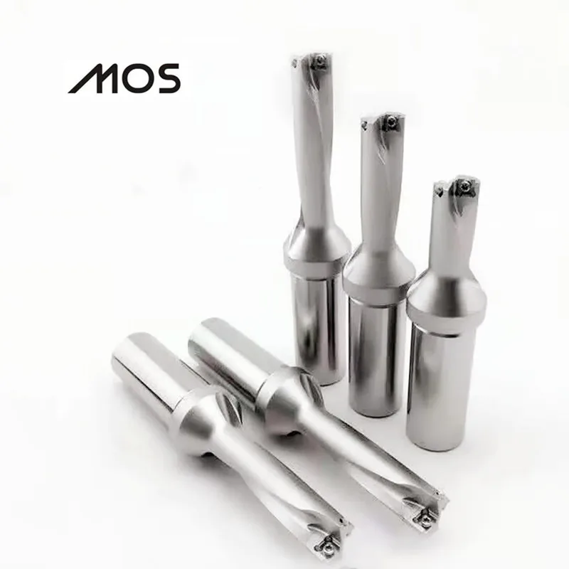 MOS Indexable Drilling Bit SP Series Fast U Drill 2D 3D 4D 5D CNC Lathe Metal Drill14mm- 45mm Depth, Machinery Drilling Tool