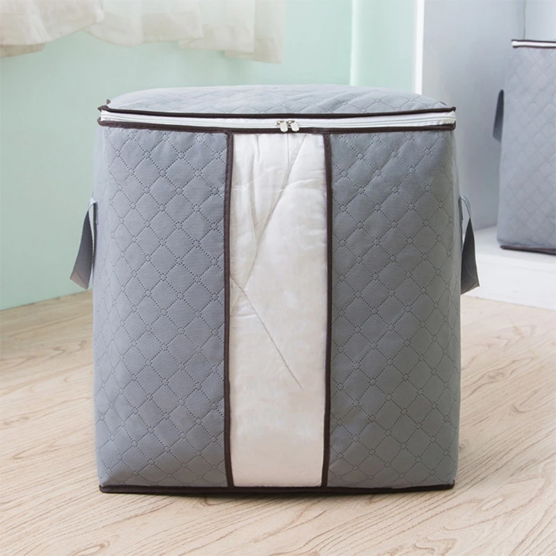 

Breathable Storage Box with Handles and Smooth Zippers Convenient to Carry Use