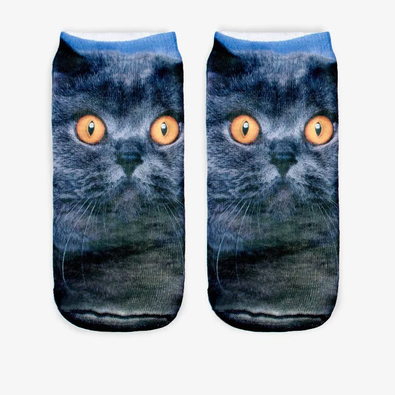18 Модные Милые 3D Носки с рисунком крутой обезьяны Sox женские носки Chaussette Animal Веселая 3D-печать носки до лодыжки унисекс художественные носки - Цвет: 18