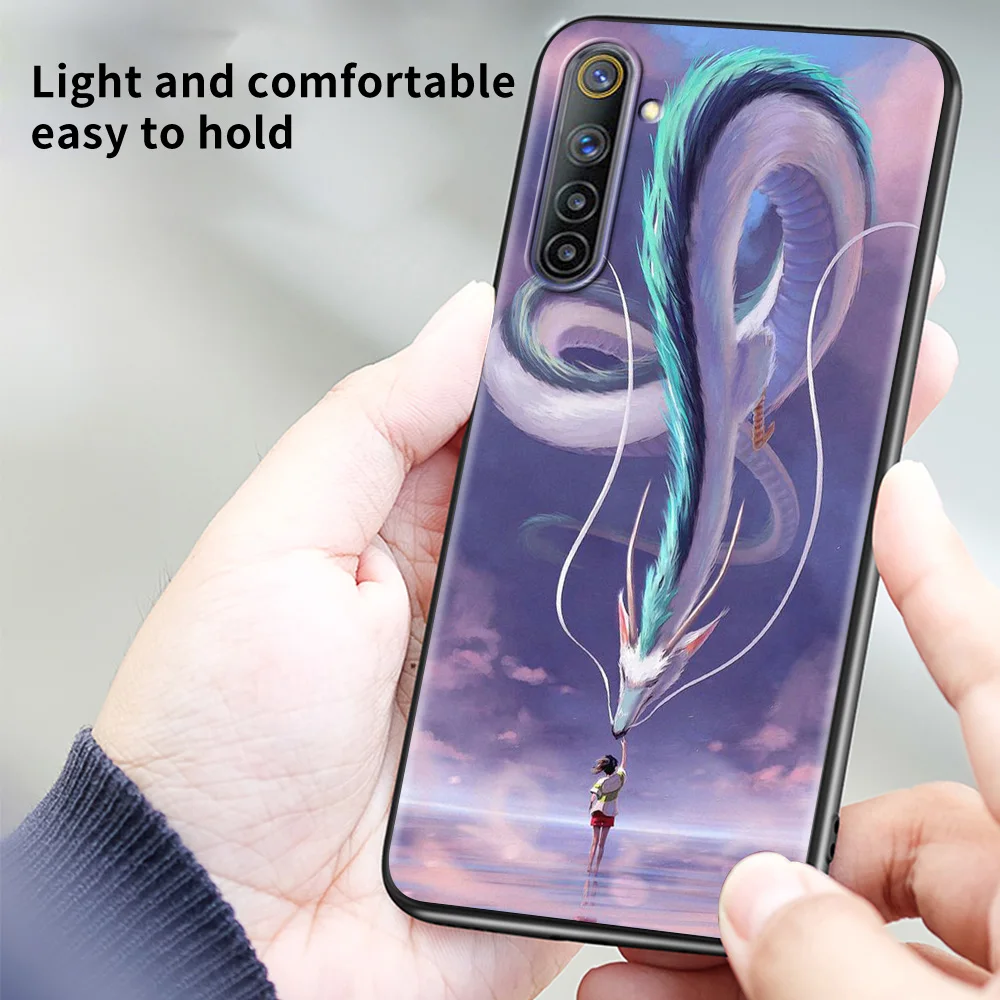 

Phone Shell For Realme V15 V13 GT Neo C25 C21 C20 C15 C11 C3 8 7 6 X50 Q2 Pro Q2i Fundas Cover Case Guscio Spirited Away Ghibli