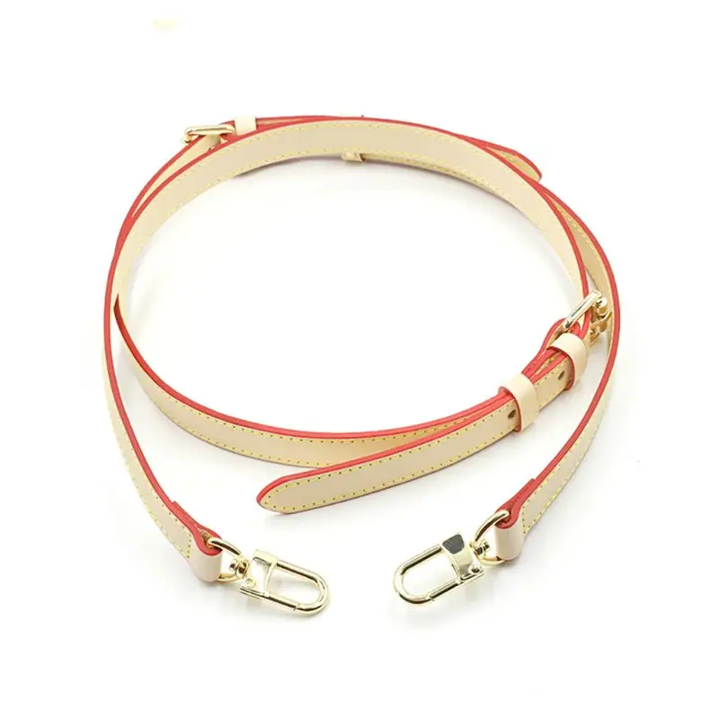 

Leather Replacement Shoulder Crossbody Bag Strap with Metal Buckles DIY Parts Newest