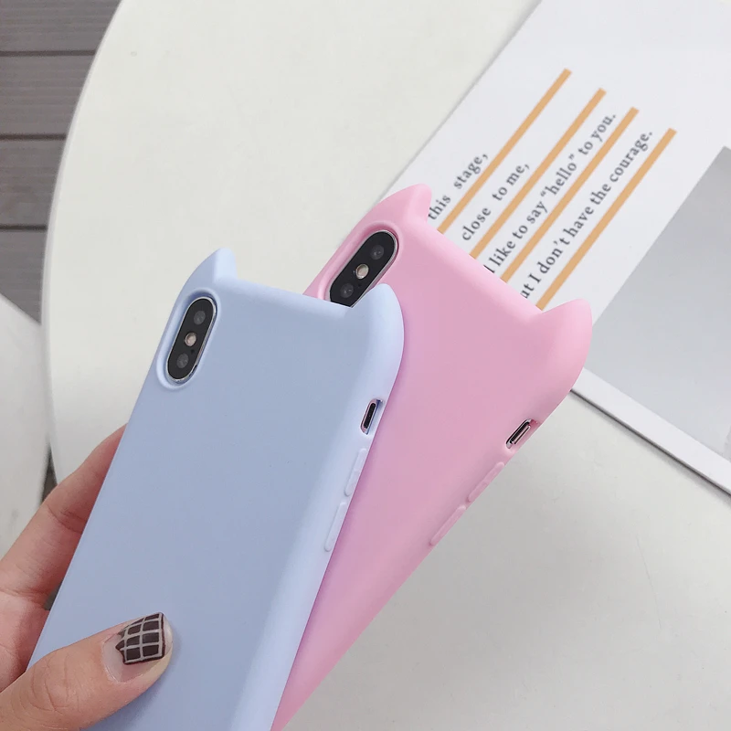 Милый силиконовый чехол с мультипликационным принтом для iphone 11 Pro Max чехлы милыми