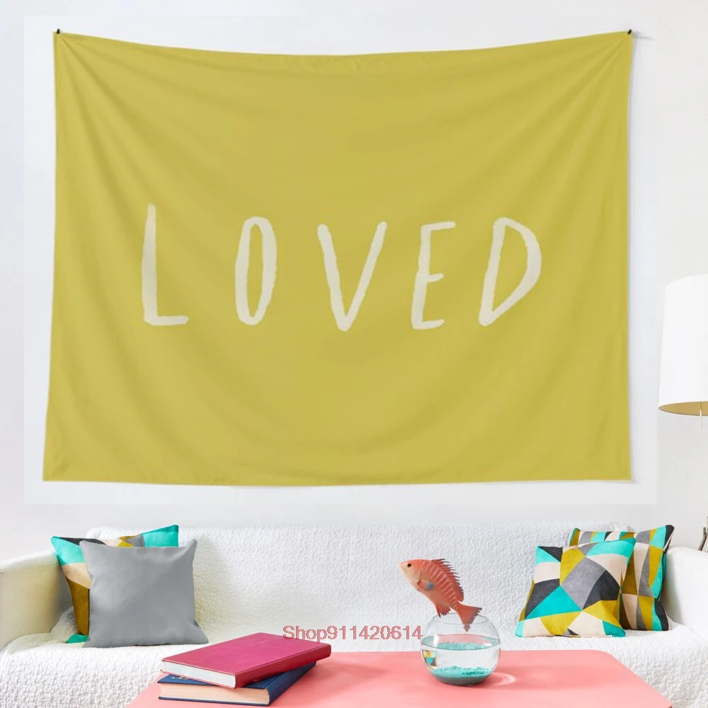 

Горчичный гобелен, художественный гобелен Ins, гобелен, домашнее украшение для кровати, ткань, подвесной гобелен