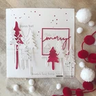 1 шт. форма для ножа сделай сам, украшение для скрапбукинга, 0,8 мм, картонная бумага из углеродистой стали, ремесла, резка серебром, узор в виде рождественской елки