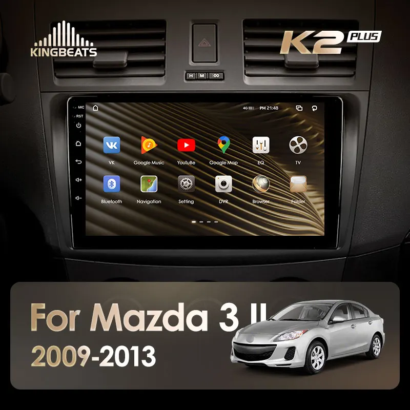 KingBeats штатное головное устройство For Mazda 3 II 2 Mazda3 BL 2009 2013 GPS Android автомагнитола на