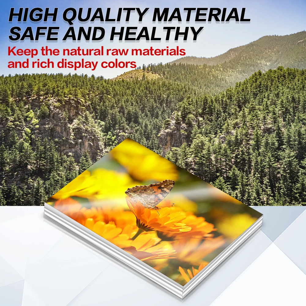 10 листов A4 клей принтер Бумага глянцевая матовая взрывобезопасная Магнитный