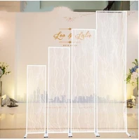 new wedding props chinese iron geometric screen lace rectangular door frame wedding background display window decoration