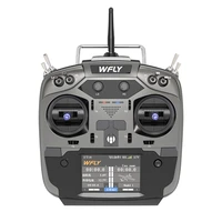 wfly et16 2 4g 16ch fhss 3 5inch color touch screen hall gimbal radio transmitter with rf209s9 receiver for rc drone vehicles