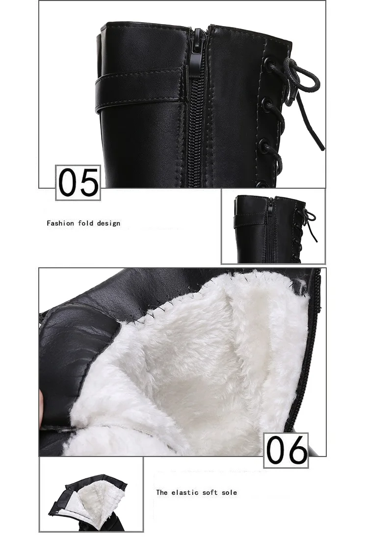 Зимние сапоги Лидер продаж в европейском и американском стиле утепленные