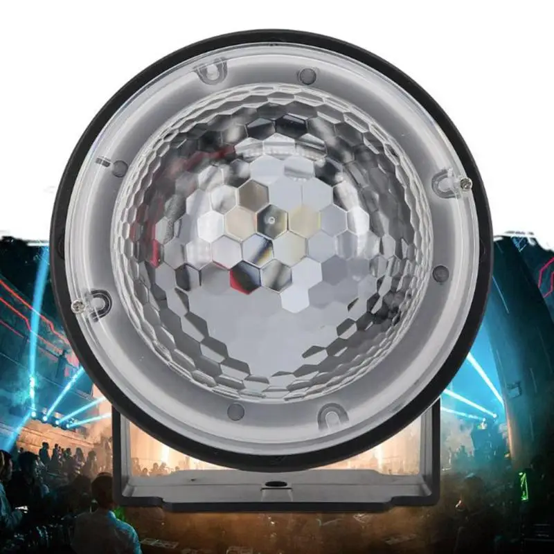 Хрустальный волшебный шарик Лазерная лампа ротационная Xtmas Хэллоуин Вечерние