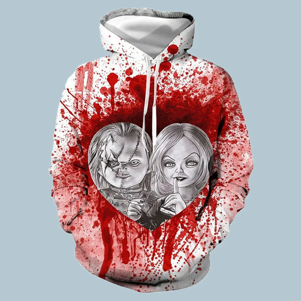 

Europe America Spring Autumn 2021 New Men's Hoodies Fashion Casual Loose Long Sleeve 3D Printing Hipster Design