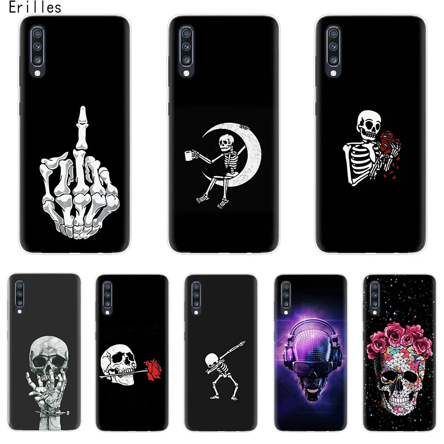 Пираты Карибского моря Череп держатель телефона чехол для Samsung S6 S7 S8 S9 S10E S10 плюс J4