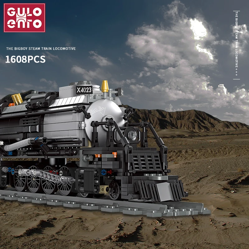 Конструктор городской высокоскоростной паровой Железнодорожный BigBoy BR01 GWR