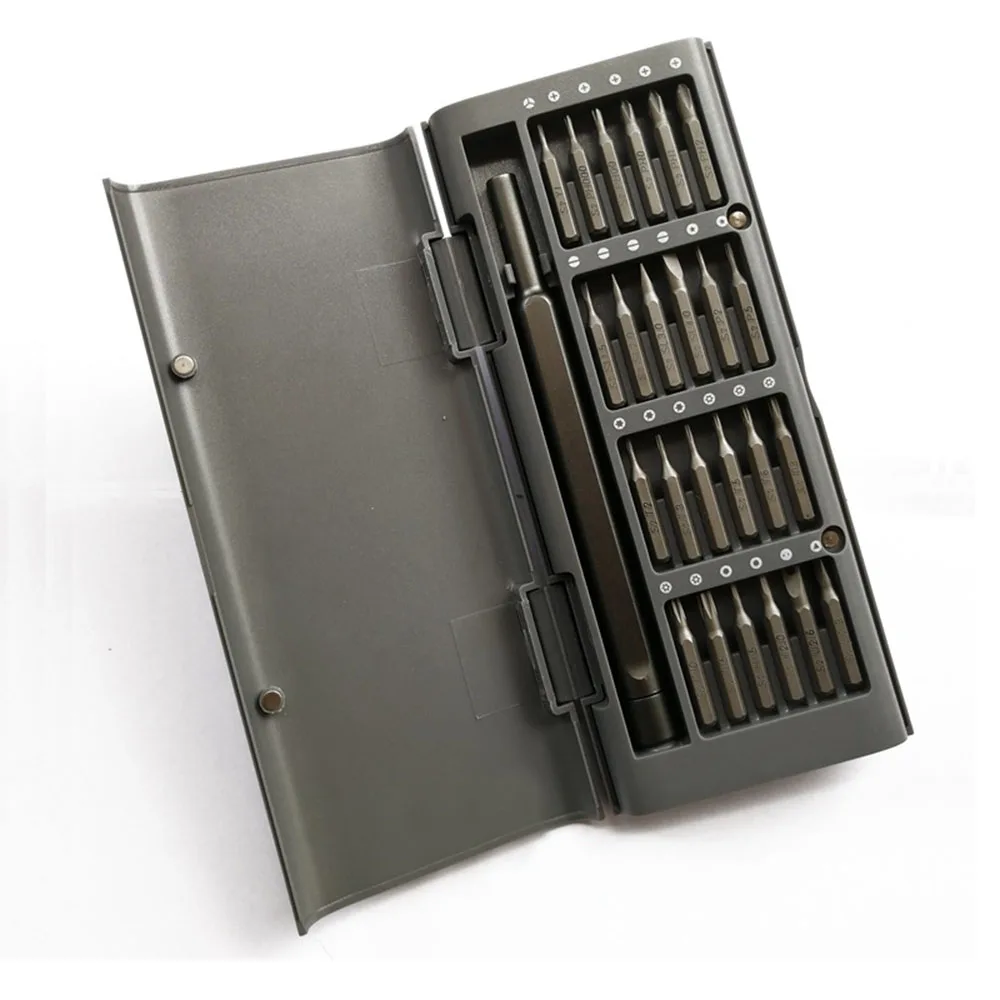 Прецизионная отвертка Биты головка коробка для хранения набор ремонт кварцевые