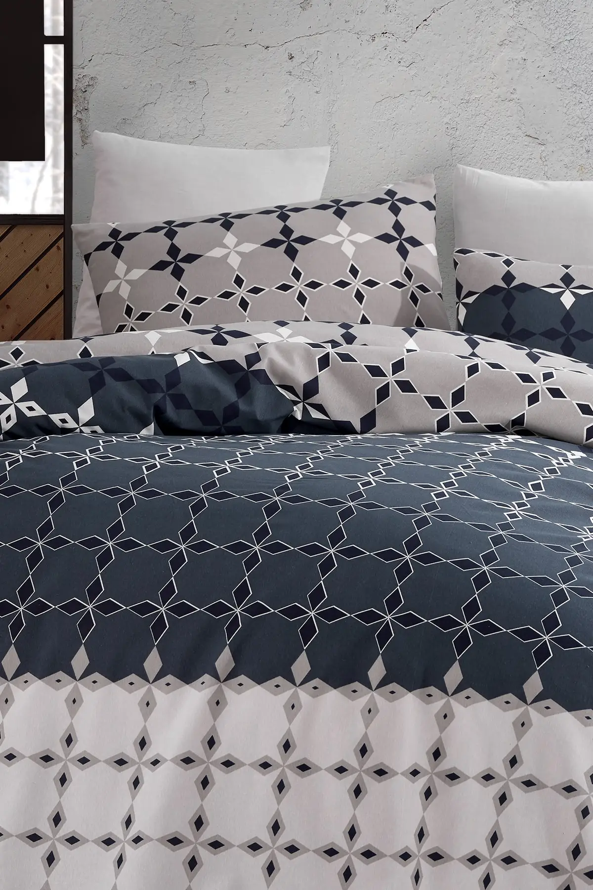 

Double Personality Duvet cover set-Milano Blue