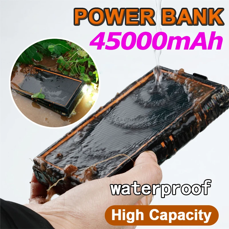 Внешний аккумулятор на солнечной батарее 45000 мАч|Внешние аккумуляторы| |