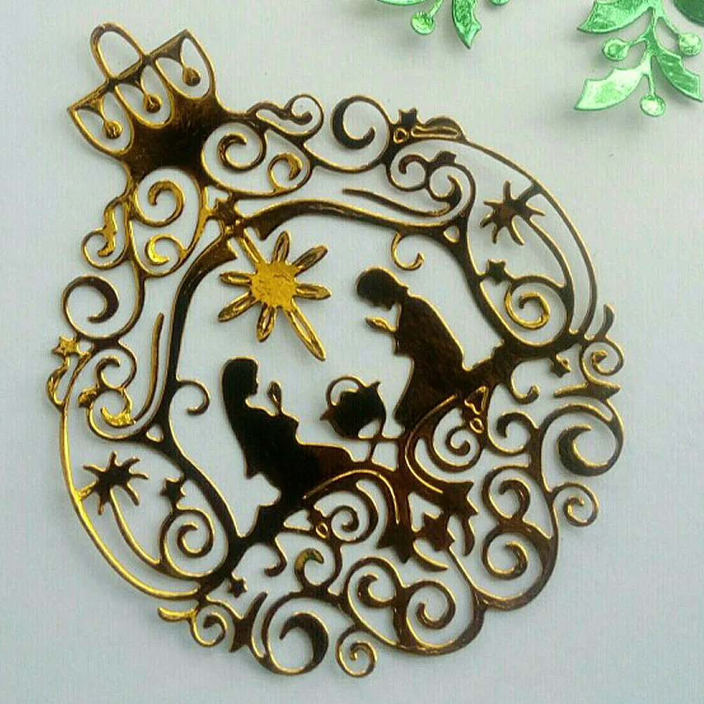 1 шт. новые необычные рождественские орнаменты из углеродистой стали режущие