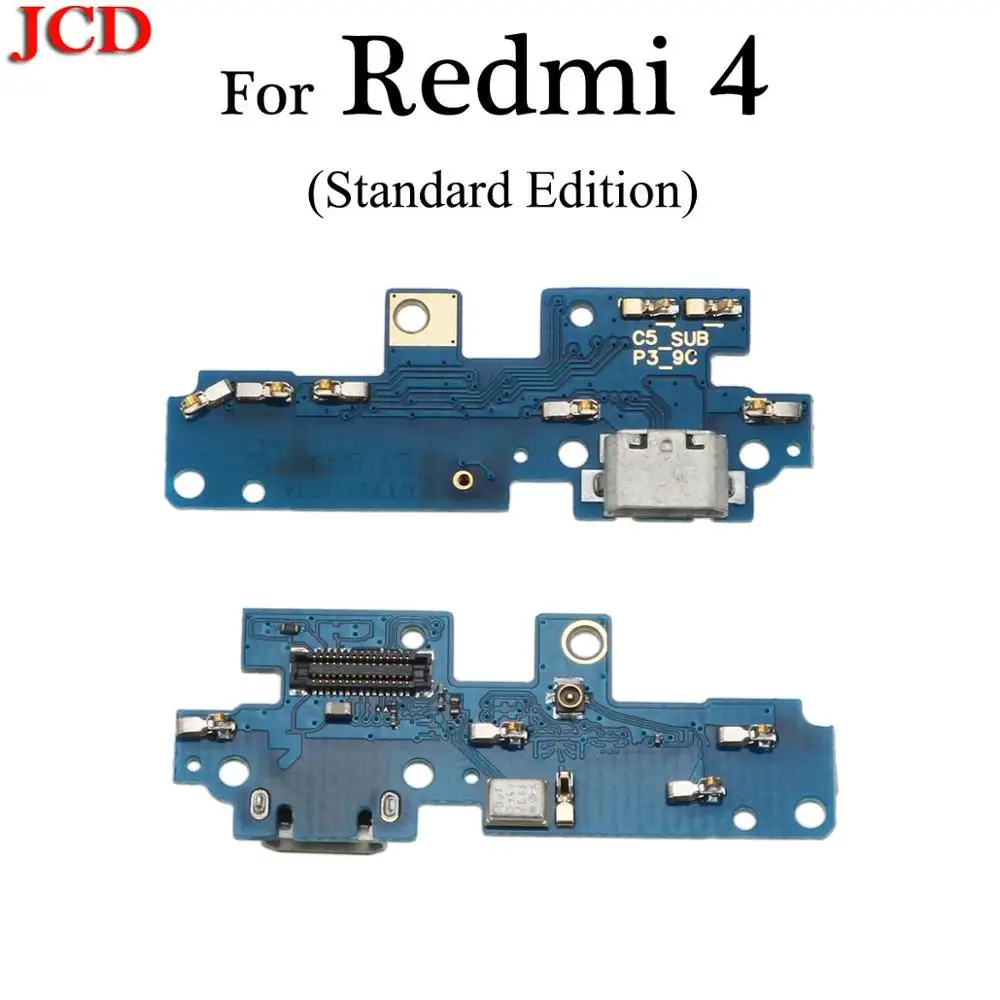 For Redmi 4 Standard JCD для Redmi 4A 4X зарядное устройство черз порт USB разъем порт док-станция гибкий кабель для Xiaomi для Redmi 1 2 3 3s 4 Note 4G Note 3/3 Pro - Цвет: For Redmi 4 Standard
