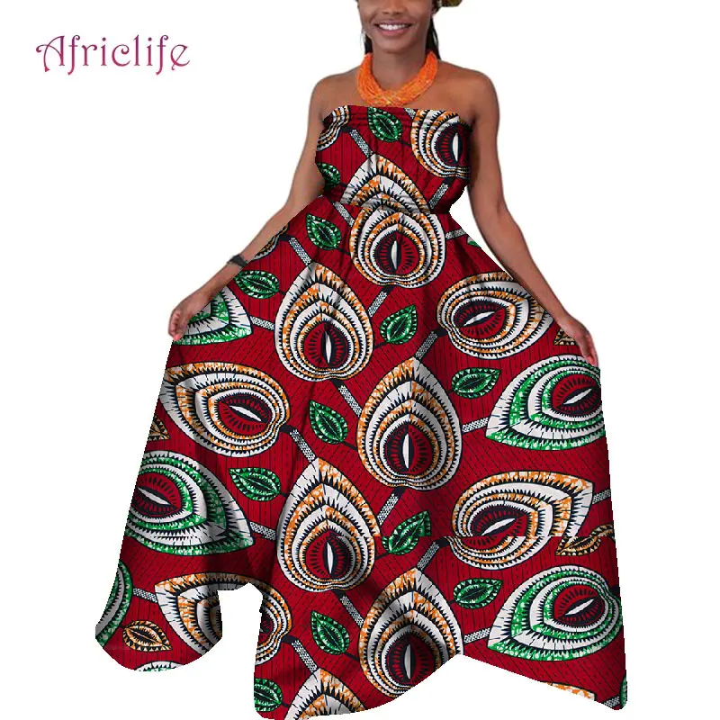 Летний комплект из туфель и сумочки в Африканском платья для женщин без бретелек