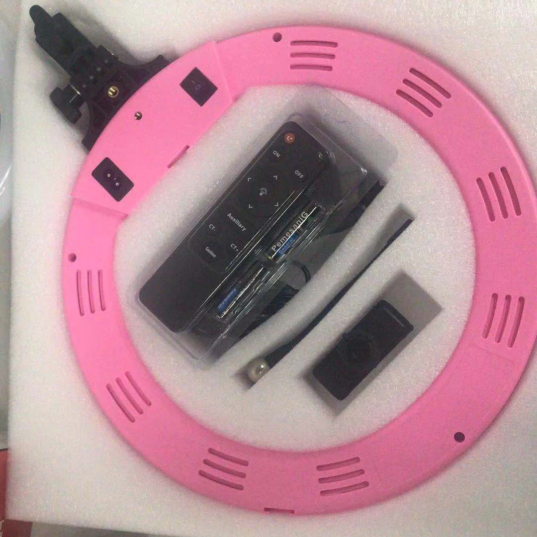 Фотостудия 32 см селфи кольцо свет 1 шт. пульт дистанционного управления синий зуб