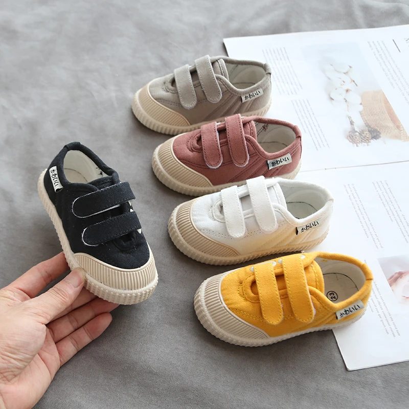 2019 детская обувь из парусины для малышей повседневная мальчиков и девочек мягкая