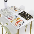 Подставки для столового стола с мультяшными животными, 32x42 см