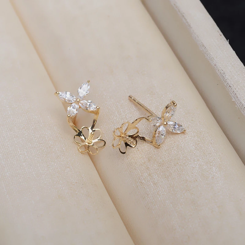 Рисунок 5 - Оригинальные золотые серьги в форме сердца AU 750 18K