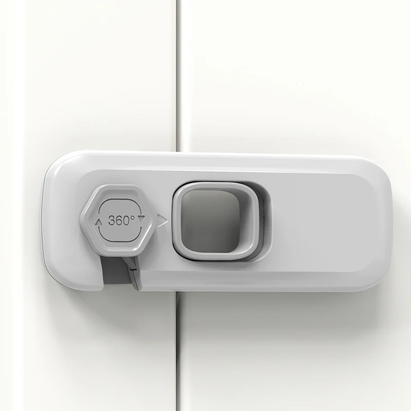 

Home Refrigerator Lock Fridge Freezer Door Catch Lock Toddler Kids Child Cabinet Safety Lock For Baby Safety Child Lock