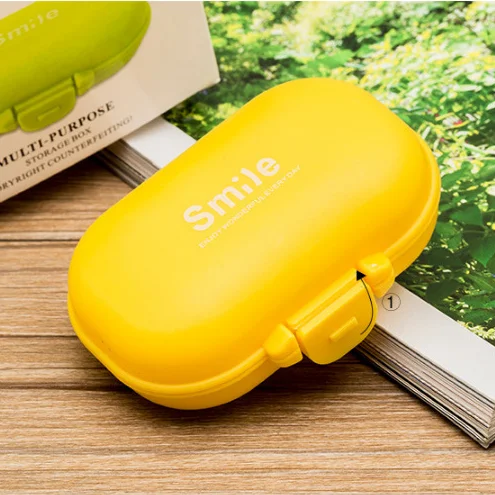 

Portable 4 Slots Travel Pill Box Holder Weekly Medicine Storage Organizer Container Drug Tablet Dispenser Plastic Pill Case