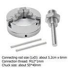 Самоцентрирующийся Металлический Мини-сверлильный патрон Z011 с 3 челюстями, токарный мини-патрон из цинкового сплава для электродрели