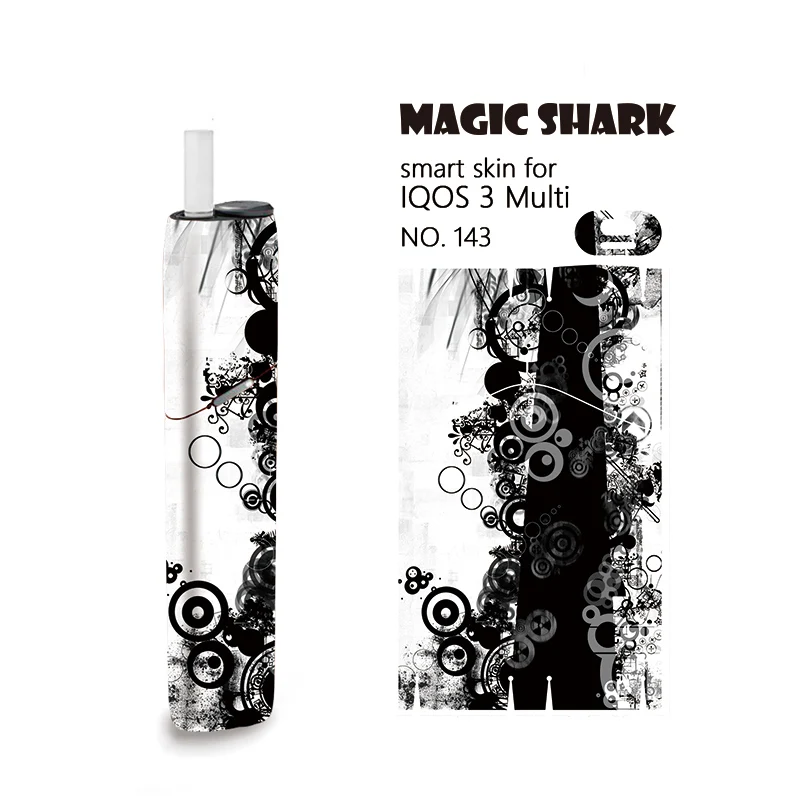 Новинка 100% стильная наглазная Наклейка ПВХ стерео наклейка чехол пленка для IQOS 3