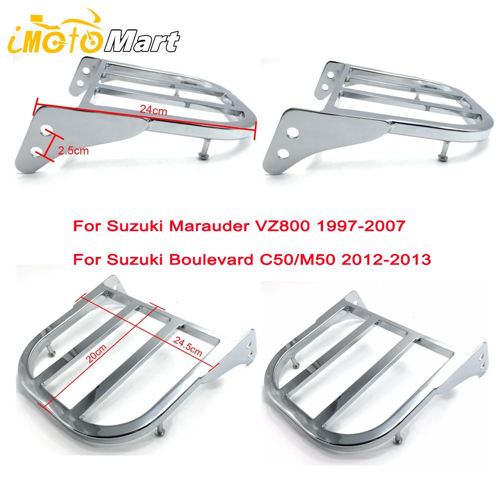 Багажная стойка для мотоцикла Suzuki Marauder VZ800 1997 1998 1999 2000 2001 2002/8/2007 C50/M50 2012 2013|Накладки