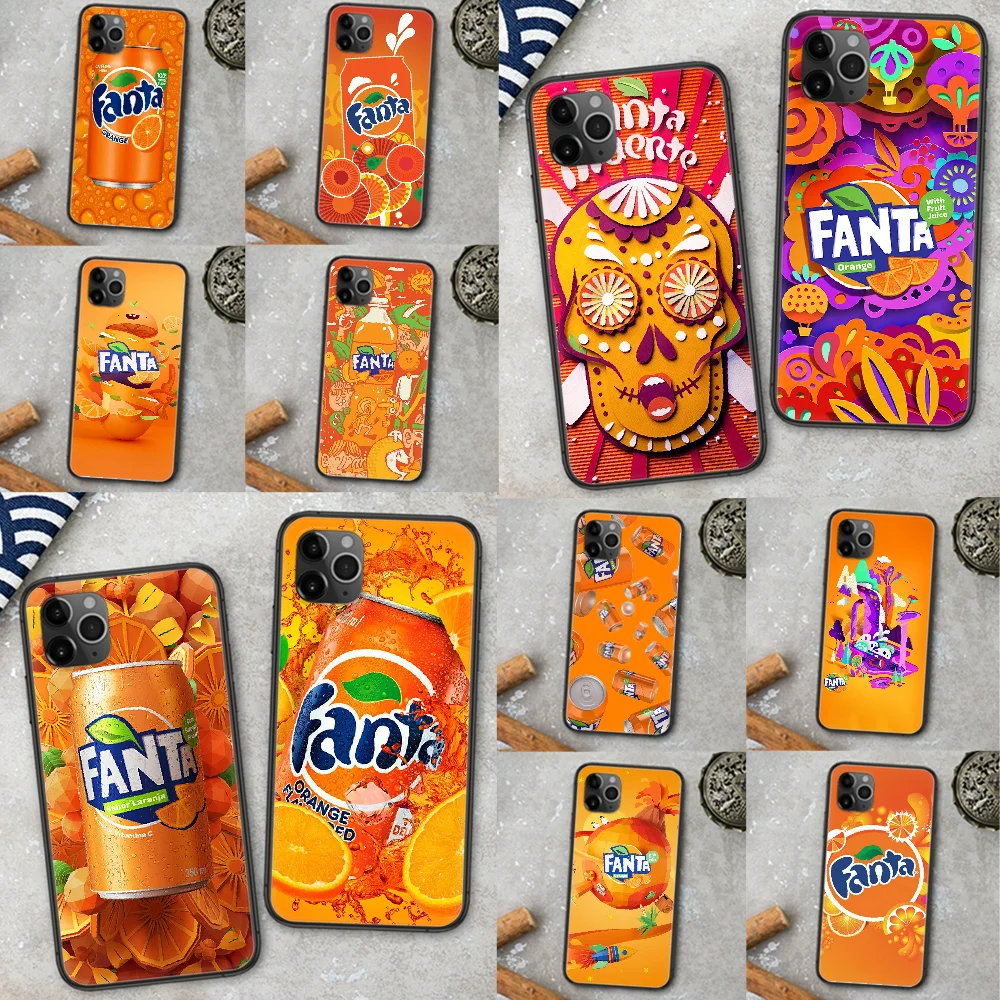 Фанта напиток оранжевый чехол для мобильного телефона Iphone 4 4s 5 5S SE 5C 6 6S 7 8 plus X XS XR 11