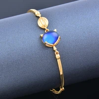 kioozol change color animal bracelets gold color chain for womens jewelry animal style 2021 trend 046 ko1