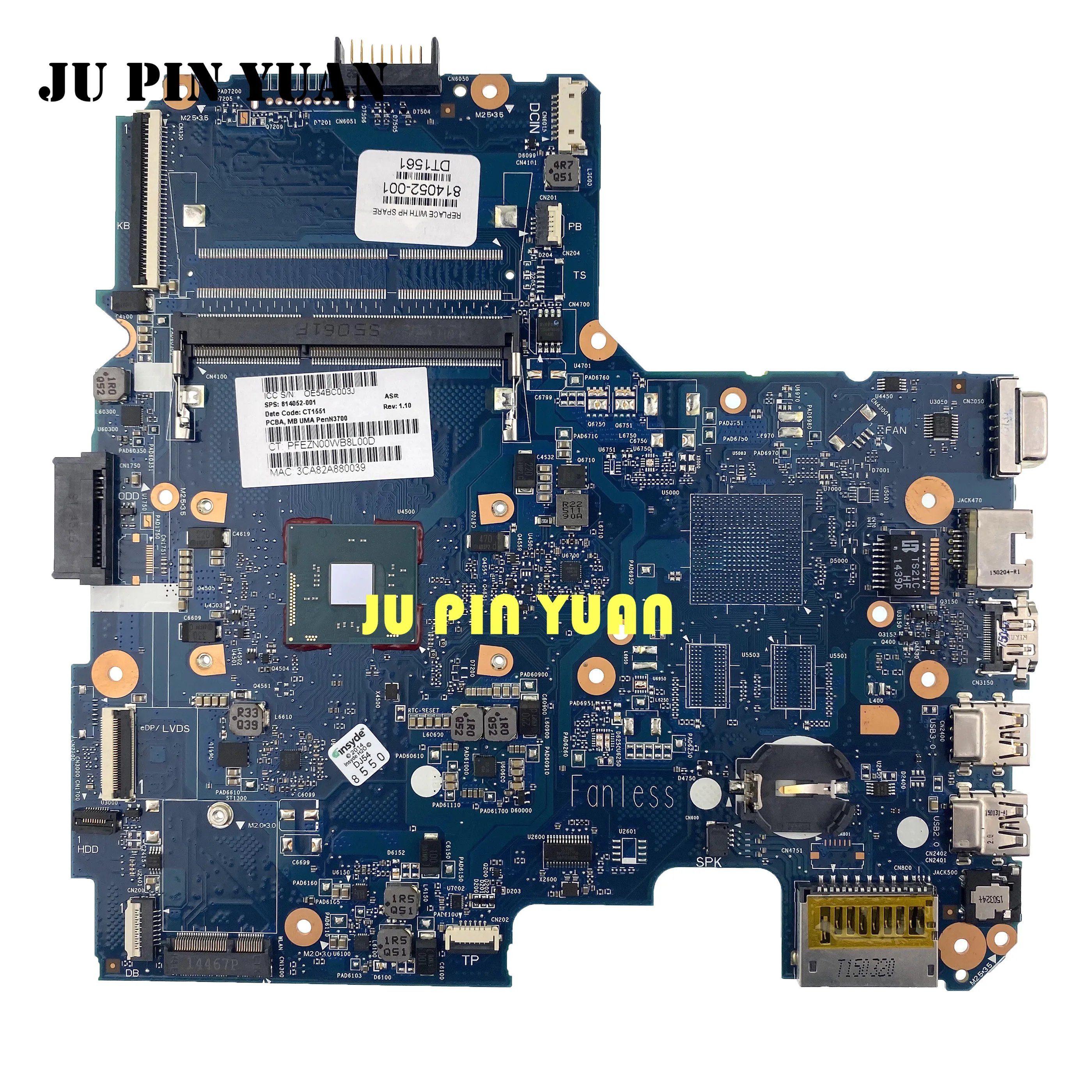Материнская плата для ноутбука HP 240 G4 14 AC ноутбук ПК 814052 001 601 501 6050A2730601 MB A01