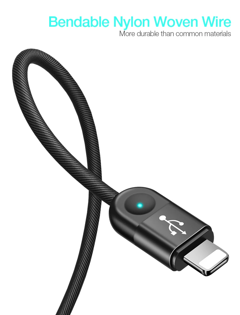 CAFELE USB кабель для iPhone кабель usb type C 3A Быстрая зарядка USB C type-C кабель для зарядки телефона 130 см
