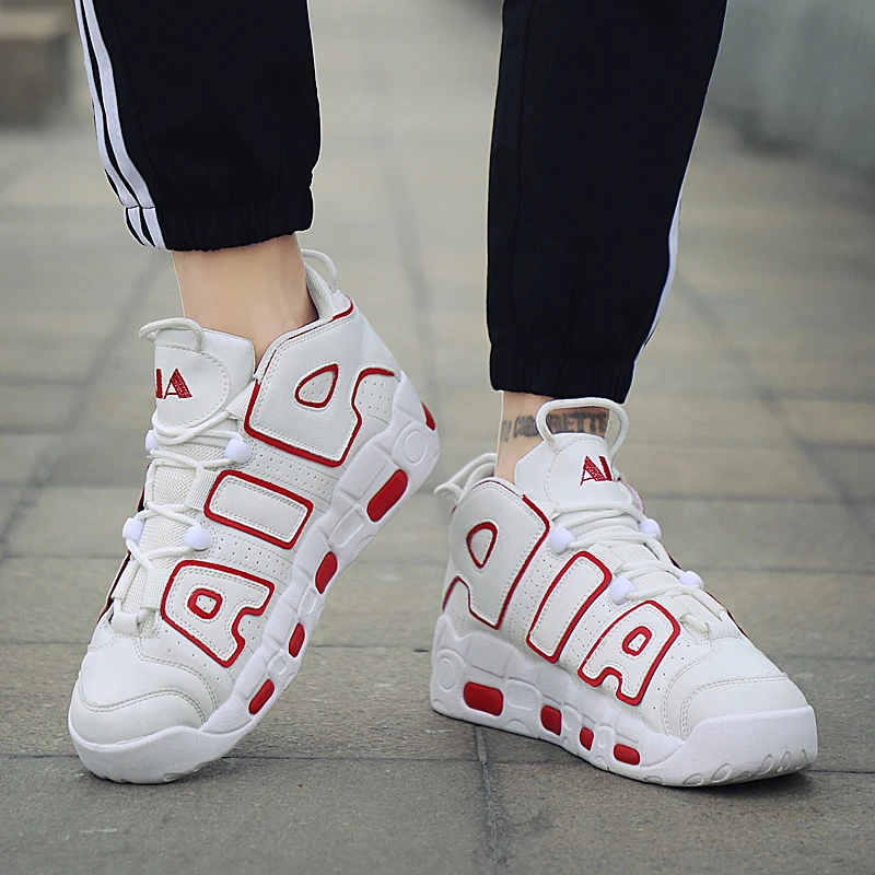 Мужские баскетбольные кроссовки Uptempo QS спортивные в Chicago Scottie Pippen размеры 38-44