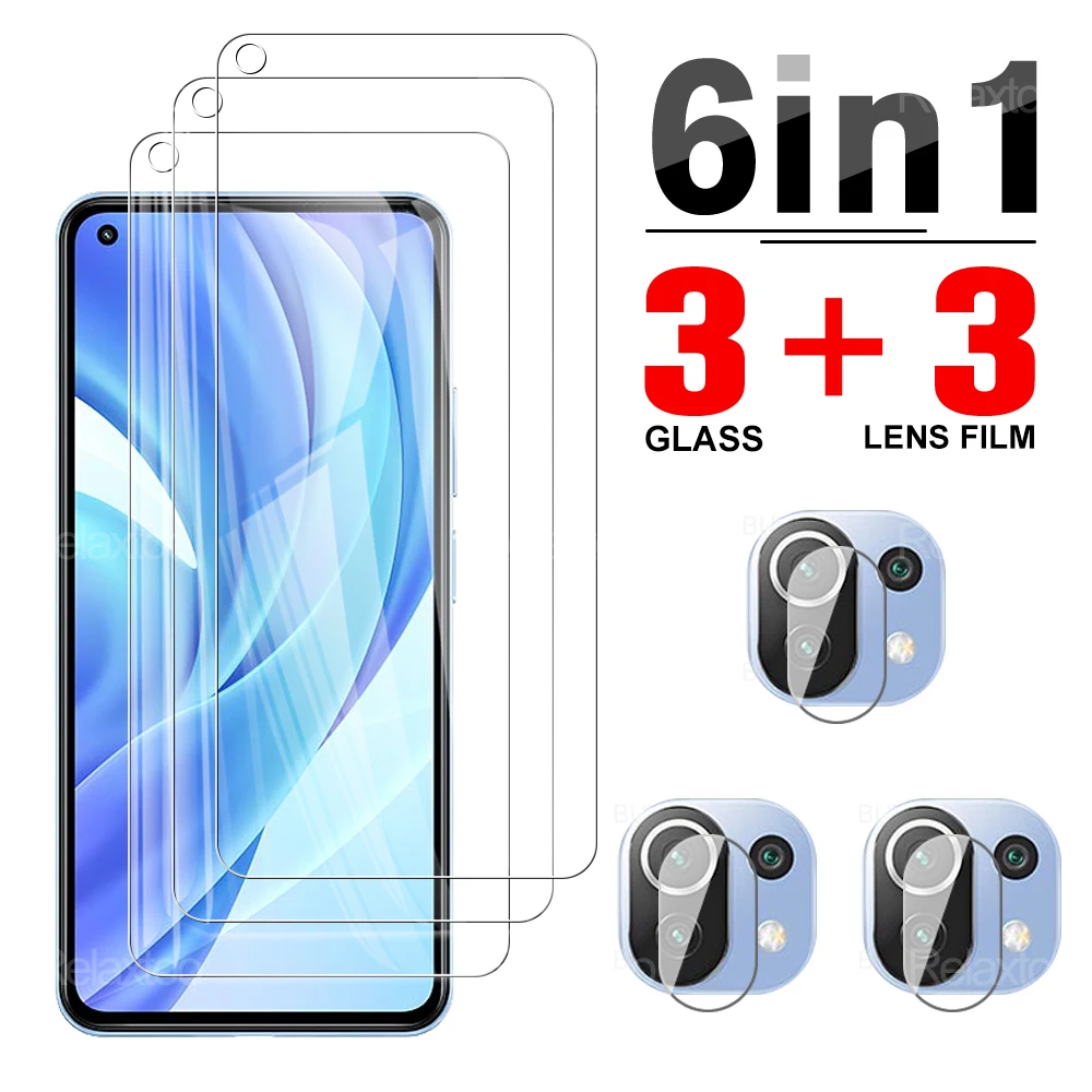 

6in1 9D защитная пленка из закаленного стекла для xiaomi mi 11 lite 4g 5g xiaomi 11 Lite 11 Lite 5g 11 Lite 4g 11 lite экран камеры объектив защитная пленка